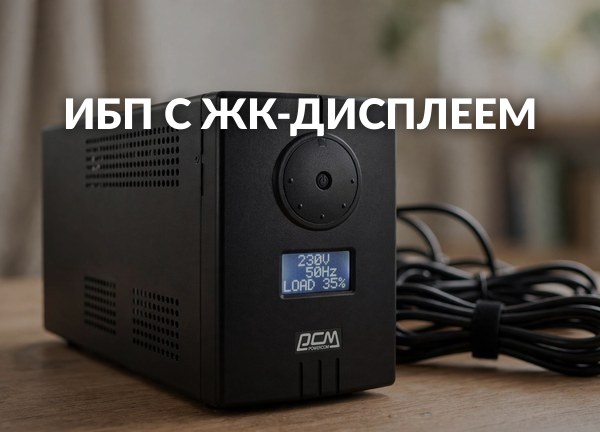 ИБП с ЖК-дисплеем