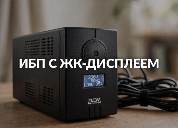 ИБП с ЖК-дисплеем