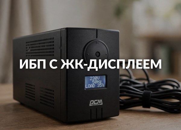 ИБП с ЖК-дисплеем