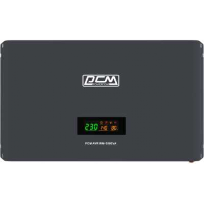 Стабилизатор напряжения POWERCOM 4000Вт 5000ВА графитовый WM-5000VA