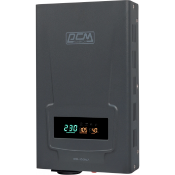 Стабилизатор напряжения POWERCOM WM-1000VA 800Вт 1000ВА графитовый