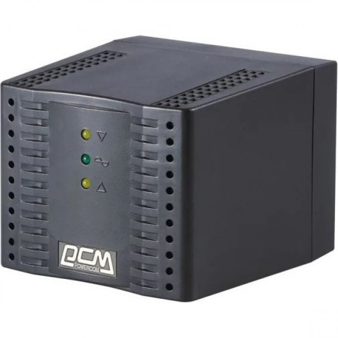 Стабилизатор напряжения POWERCOM TCA-1200 1200VA/600W черный TCA-1200 Black